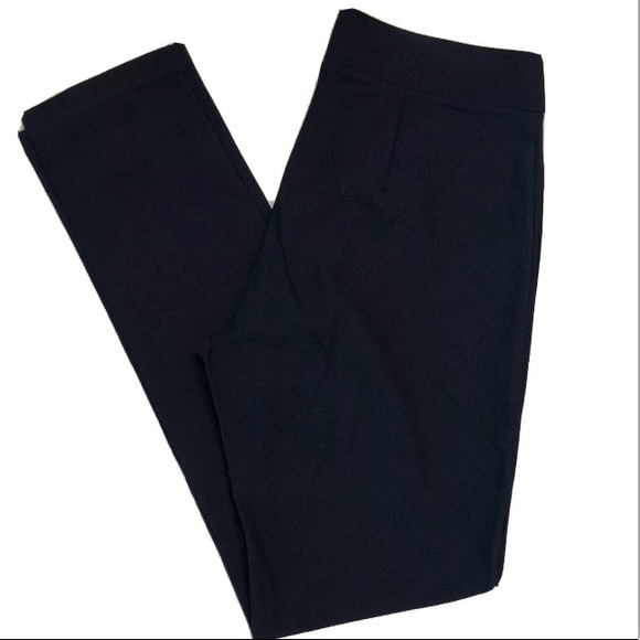 Eileen Fisher Pants Small Black Pull On Stretch - Picture 1 of 7